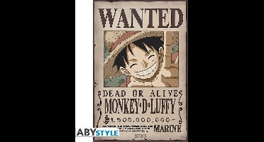ABYstyle One Piece Wanted Luffy New 2  Poster - 35x52cm