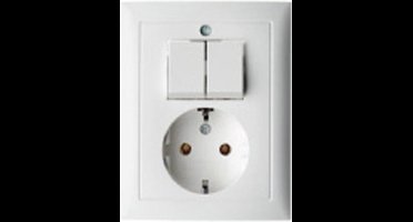 Hager Berker S Combinatie schakelaar/wcd