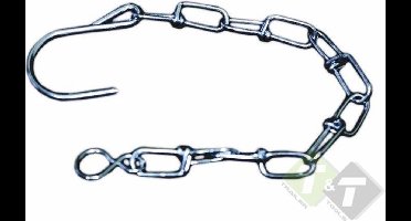 Borgketting - Borg ketting - Borghaak - Ketting met haak voor de klep van de aanhanger