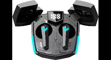 Canyon GTWS-2 Headset Draadloos oorhaak Gamen USB Type-C Bluetooth Oplaadhouder Zwart