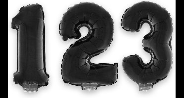 ESPA - Zwarte aluminium cijfer ballon