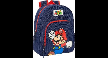 Super Mario Rugzak, Okey Dokey - 34 x 28 x 10 cm - Polyester