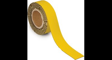 MAUL Magneetband - geel - metaal - beschrijfbaar - 1 stuk - 10 m x 50 mm x 1 mm