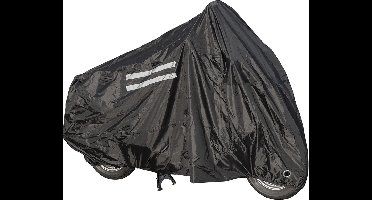ProPlus Motor- & Scooterhoes - L 260 x H 145 cm - Beschermhoes Universeel - Waterdicht en Ademend - UV-bestendig - Inclusief Opbergtas - 2 Ventilatiegaten - Zwart