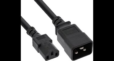 C13 - C20 stroomkabel voor UPS/PDU - 3x 1,50mm / zwart - 2 meter