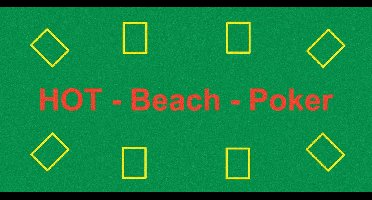 Poker Beach Badlaken groen 140x70 cm
