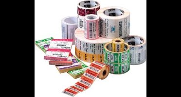 Zebra Z-Select 2000D - Paper - matte - permanent rubber adhesive - coated - perforated - weiß - 50.8 x 101.6 mm 4800 Et