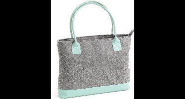 Platinet PTO156FM - notebooktas - 39,6 cm (15.6") - Grijs, Turkoois