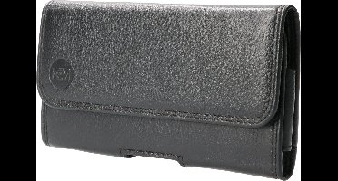 HEM (Rund) Leer Broekriem Hoesje – Geschikt voor Samsung Galaxy S22 Ultra – Zwart Broekriem Telefoonhoesje