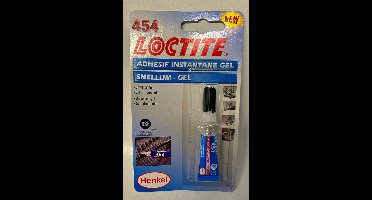 LOCTITE 454 Snellijm 5 gram - Transparant