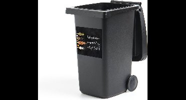 Container sticker Spreuken - Keuken - Het geheime ingrediënt is altijd liefde! - Quotes - Liefde - 40x40 cm - Kliko sticker