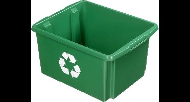 Sunware Nesta Eco Opbergbox - voor afvalscheidingssysteem - 32L - groen