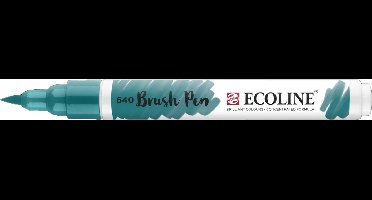 Brushpen Talens Ecoline 640 blauwgroen