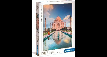 Clementoni - Puzzel - 1500 Stukjes - Taj Mahal - Puzzel Voor Volwassenen - High Quality Collection