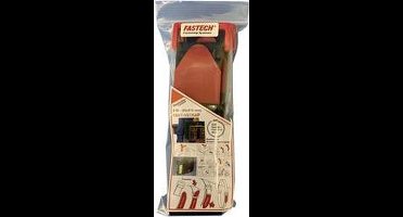 FASTECH® 906-810-Bag Klittenband Met riem Haak- en lusdeel (l x b) 810 mm x 50 mm Zwart, Rood 2 stuk(s)