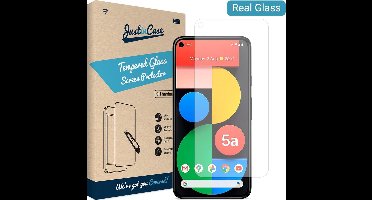 Just in Case screenprotector geschikt voor Google Pixel 5a - Screenprotector Gehard Glas