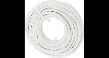 Huishoudsnoer - VMVS - belastbaar tot 1200W - 3 x 0.75 mmÂ² - 20 m - wit