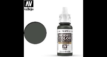 Vallejo Hobbyverf Acrylverf - 70979 Model Color German Camouflage Dark Green - Acryl Verf flesje - 17 ml