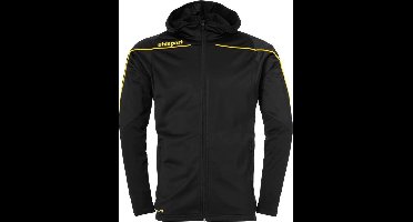 Uhlsport Stream 22 Trainingsjas Met Capuchon Zwart-Limoen Geel Maat 3XL