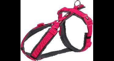 TRIXIE | Trixie Hondentuig Premium Trekking Fuchsia / Grijs
