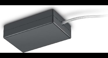 Spanningsrail Voedingsconnector Flexibel - DUOLINE - 2 Fase - Mat Zwart