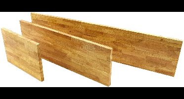 HBM 204 cm Massief Houten Werkblad voor Werkplaatsinrichting