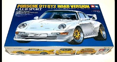 Tamiya Modelbouwpakket Auto - 24247 Porsche 911GT2 Club Sport/Streetv. Plastic - 1:24 - Modelbouw