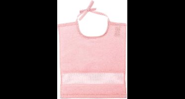Rico Design baby slabbetje met aida rand om te borduren baby roze 740269.70