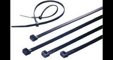 TRU COMPONENTS 1592887 TC-CVR120W203 Kabelbinder 120 mm 3.20 mm Zwart UV-stabiel 100 stuk(s)
