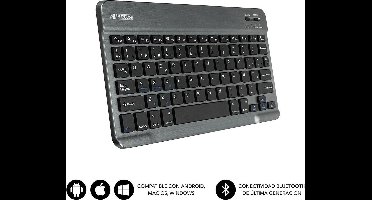 Keyboard Subblim Teclado Bluetooth Smart BT Keyboard Grey Spanish Qwerty Grey