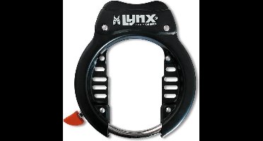 Fiets Ringslot Lynx 62mm Gehard staal zwart (Open Sleutel Kan Eruit)