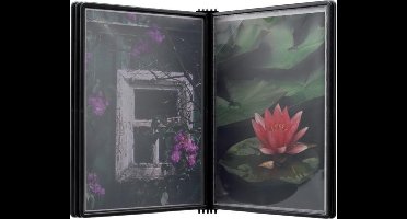 Wandelement djois flex-o-frame a4 met 5 tas zw