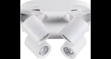 Laurin 4 - wandlamp - plafondlamp spot - incl LED - wit