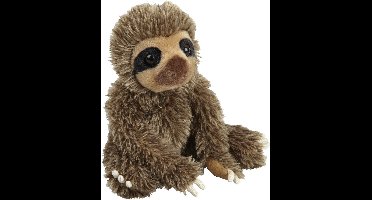 Pluche knuffel dieren Luiaard 18 cm - Speelgoed wilde dieren knuffelbeesten