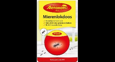 mierenlokdoos 3 maanden staal rood/geel