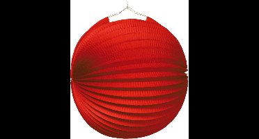 Amscan Lampion 25 Cm Papier/metaal Rood