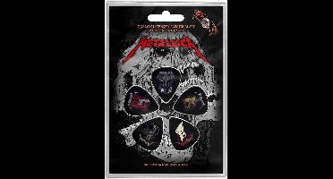 Metallica Guitars Unisex Plectrumset - meerkleurig - Standard