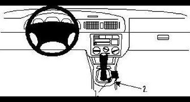 Brodit ProClip houder geschikt voor Skoda Octavia I 1997-2004 Console mount