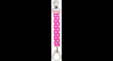 Chicco Fopspeenketting Meisjes 14,6 Cm Polyester Roze