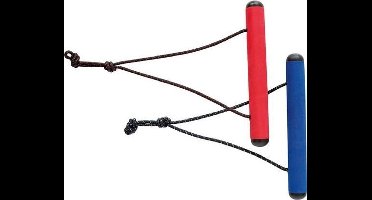 Invento Vlieger Handgrepen Dual Handles Staal/foam Rood/blauw