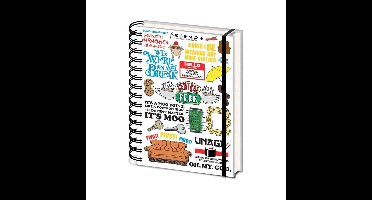 FRIENDS (INFOGRAPHIC) A5 NOTEBOOK