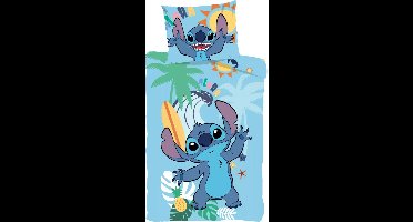 Stitch dekbedovertrek Surfing 140 x 200 cm - 70 x 90 cm - katoen