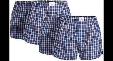 Tom Tailor Geweven boxershorts Verpakking van 4