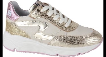 Develab 41044 Sneakers Meisjes - Leren Sneaker - Goud - Maat 35
