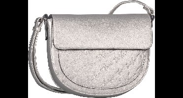 TOM TAILOR Schoudertas Wendi Saddle Bag Silver Zilverkleurig