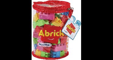 Abrick Abrick Bouwblokken Kleur, 50dlg.