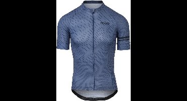 AGU Chippie Lines Essential - Heren Fietsshirt - Specchio Blue - Maat XL