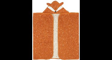 Trixie Badcape - Mr. Fox - 70x130cm - 100% Biologisch Katoen - Hooded Towel - Handig formaat