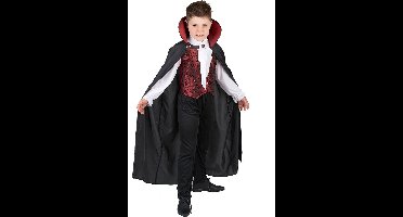 Verkleedkostuum vampier voor jongens - Halloween verkleedkleding - Maat 104/116