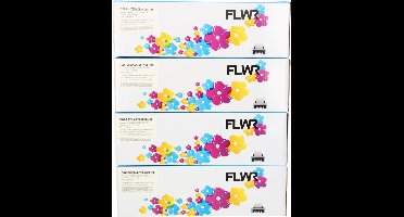 FLWR - Toner / 305A / 4-pack Zwart en Kleur - Geschikt voor HP